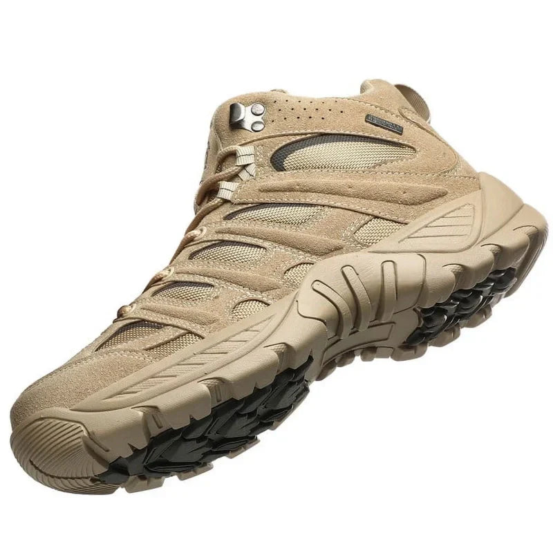 Men’s Orthotic Hiking Work Boots – Arch Support, Wide Toe Box, Protective Design, All-Day Stability