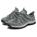 Men's Genuine Leather Breathable Lightweight Arch Support Hiking Orthopedic Shoes
