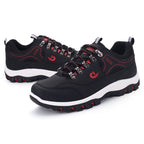 Men's Waterproof Puncture-Resistant Round-Toe Orthopedic Walking Hiking Shoes
