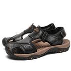 (👨‍⚕️Effect: Relieves Foot Pain) Men's Orthopedic Support Non-slip Sport Sandals Lightweight Trail Hiking Leather Sandals