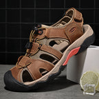 Men's Slip-on Genuine Sports Sandals, Orthopedic Support, Comfortable Lightweight Durable Non-Slip Hiking Sandals