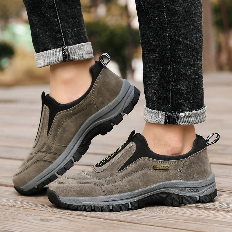 (🎁#1 Best Seller) Men's Comfortable Waterproof Orthopedic Walking Shoes Hiking Shoes