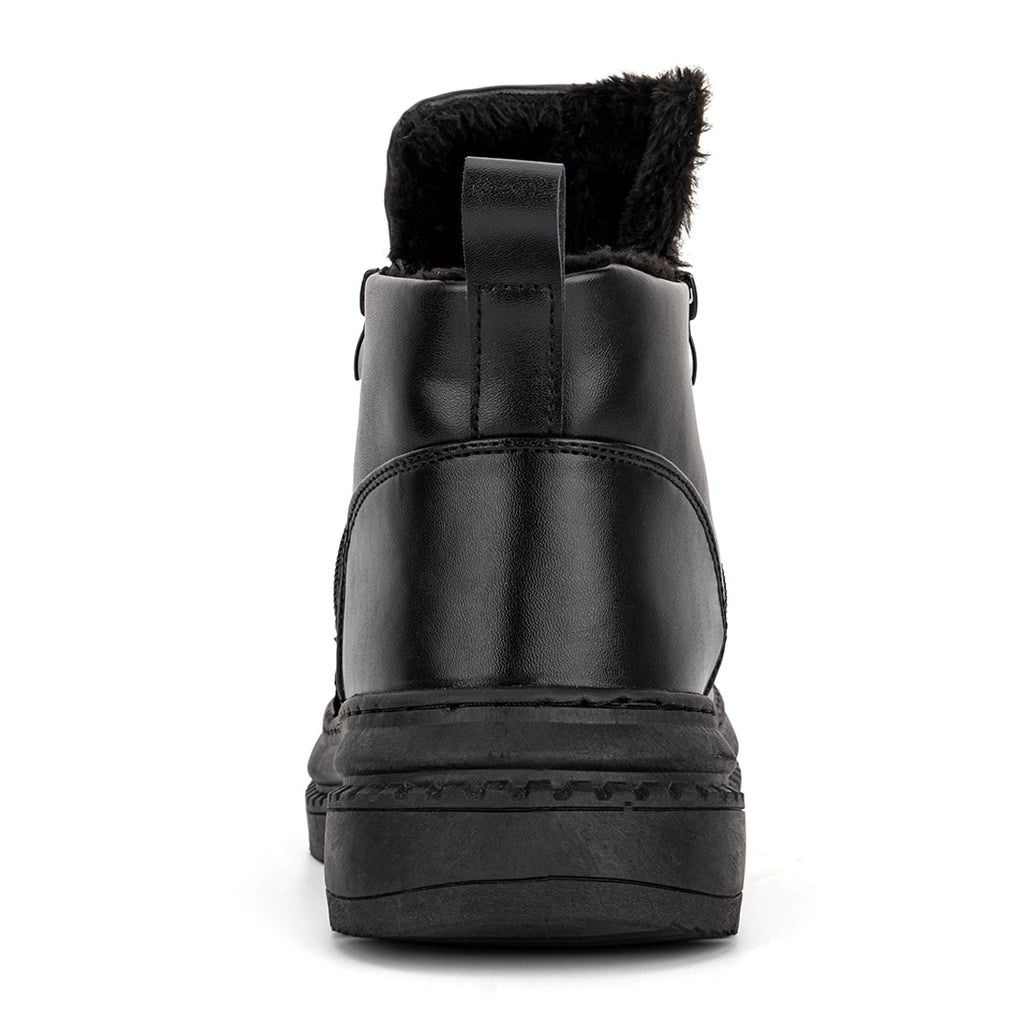 Men's Comfortable Leather Motorcycle Boots Work Boots Waterproof Anti-Slip Anti-Sprain