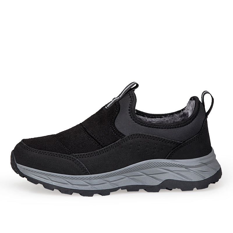 ⏰Limited-Time 70% OFF — Men’s Fleece-Lined Winter Shoes Easy Slip-On Fit • Wide Toe Box • Arch Support • Dry, Warm, Stable All Day
