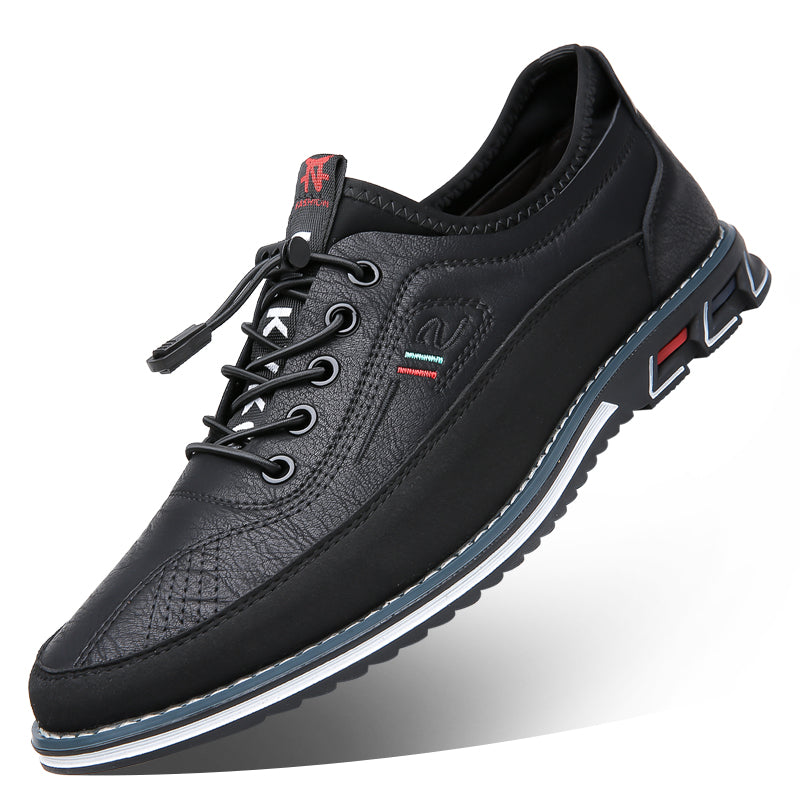 (💥NOW ON: 70% OFF Independence Day Sale!🔥)Men's Cowhide Oxford Business Casual Shoes Office Loafers Dress Comfort Driving Shoes