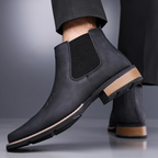 Men's Slip On Chelsea Ankle Boot - Slip-On, Waterproof, Maximum Support, Wide Toe Box with Arch Support