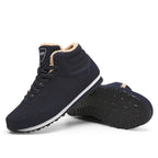 Men’s Warm Waterproof Orthotic Winter Boots, Arch Support, Non-Slip Sole, Lightweight Insulated Boots for All-Day Wear
