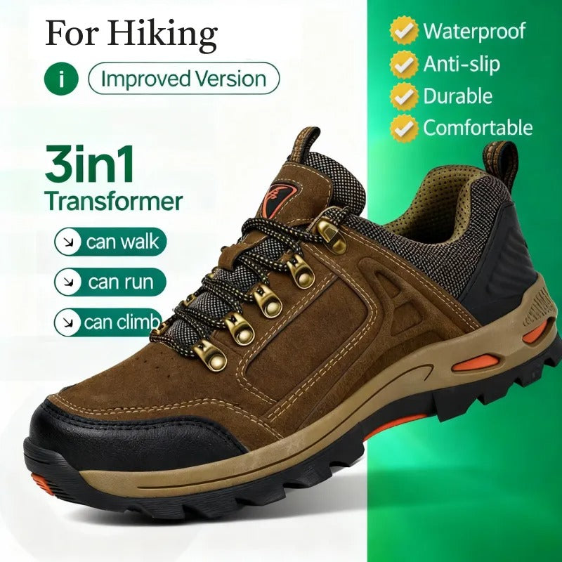 (🎁#3 Best Seller) Men’s Non-Slip Hiking & Work Shoes, Wide Fit, Arch Support, Cushioned